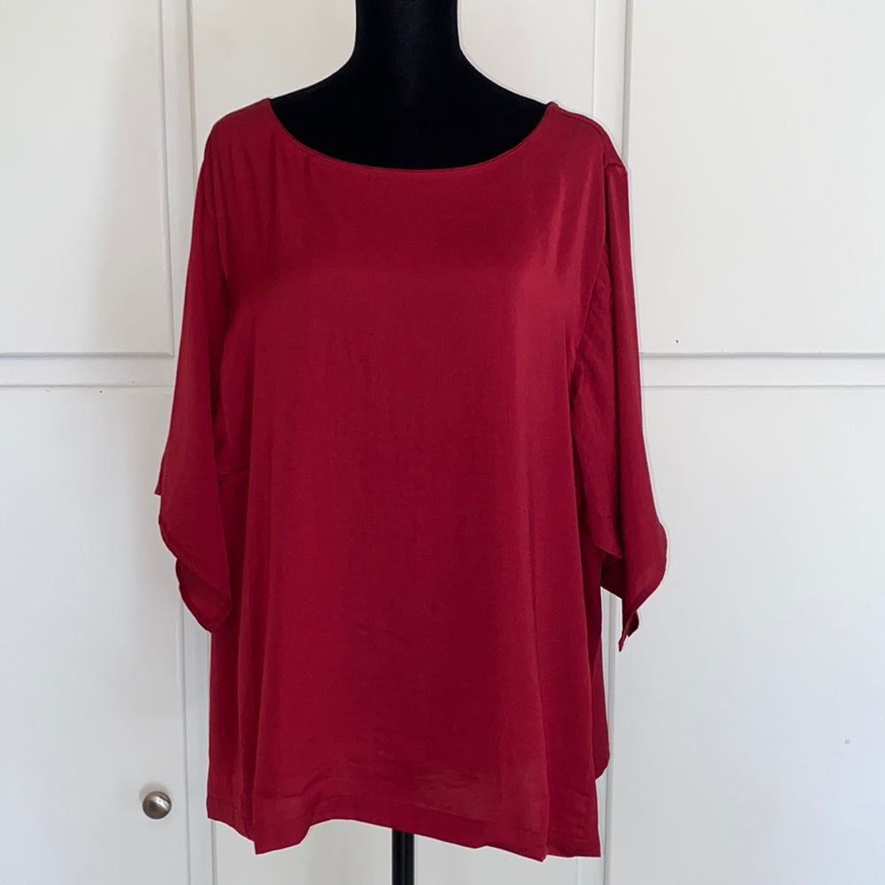 NWT Chico’s Drape Sleeve Top - size 16/18